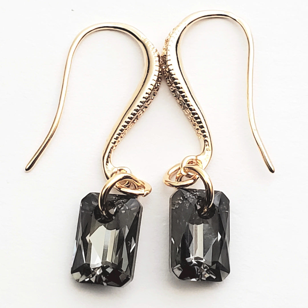 Petite Night Crystal Earrings
