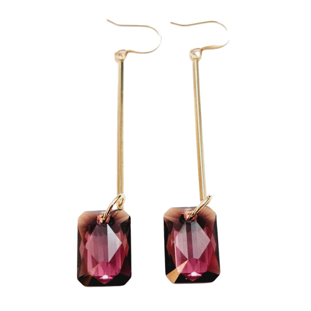 Amethyst Shimmer Earrings