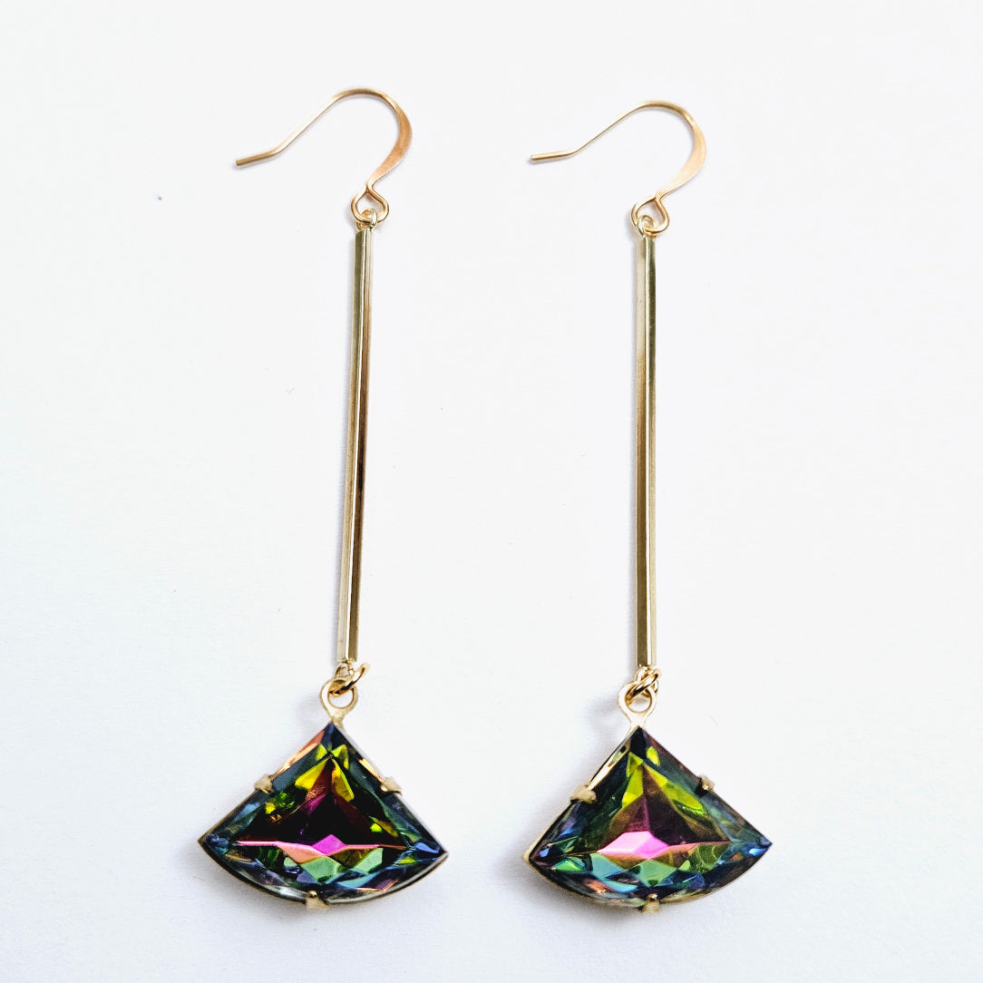 1960s Volcano Drop Earrings