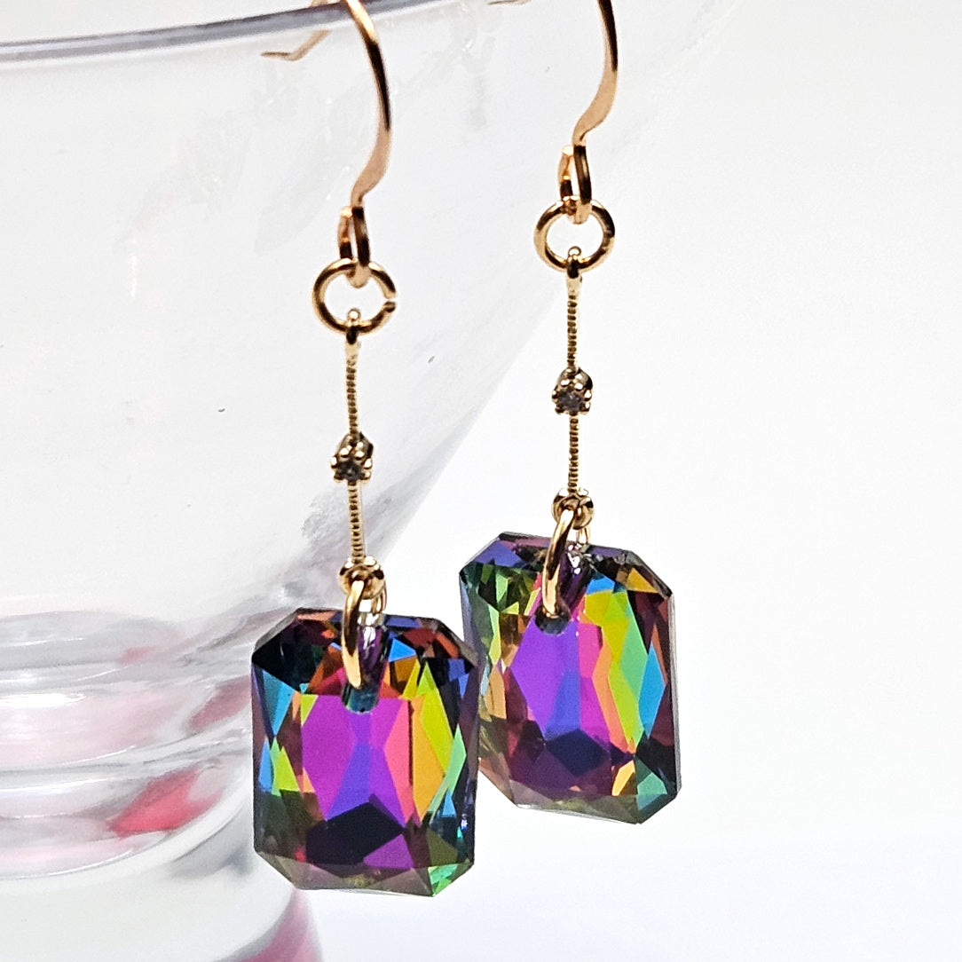 Jeweled Volcano Crystal Drops