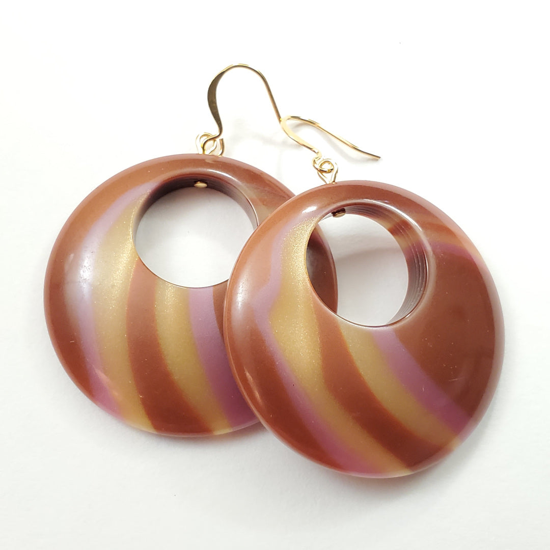 1950s Swirl Hoops